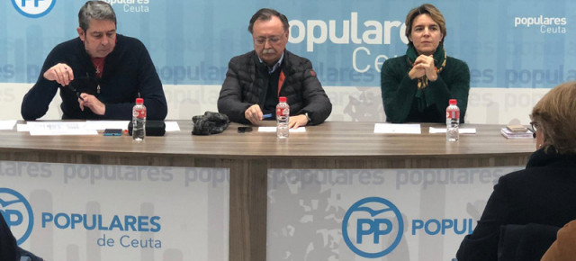 Javi Martí, Juan Vivas y Yolanda Bel durante el Comité Ejecutivo 