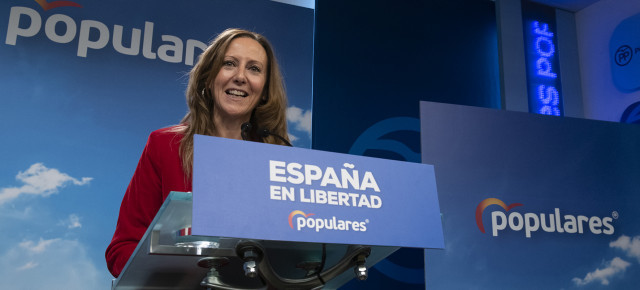 Marta González en rueda de prensa