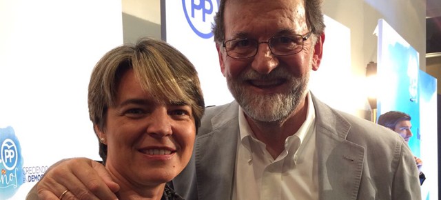 Yolanda Bel y Mariano Rajoy